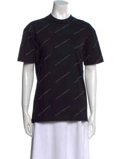 Pre-owned Marcell Von Berlin Crew Neck Short Sleeve T-shirt W/ Tags In Black