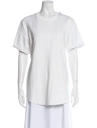 Pre-owned Marcell Von Berlin Crew Neck Short Sleeve T-shirt In White