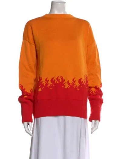 Pre-owned Marcell Von Berlin Crew Neck Sweater W/ Tags In Orange