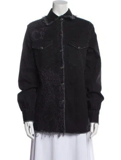 Pre-owned Marcell Von Berlin Denim Jacket In Black