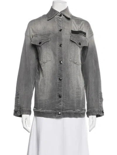 Pre-owned Marcell Von Berlin Denim Jacket In Grey