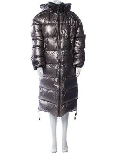 Pre-owned Marcell Von Berlin Down Coat In Gray