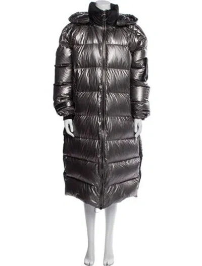 Pre-owned Marcell Von Berlin Down Coat In Gray