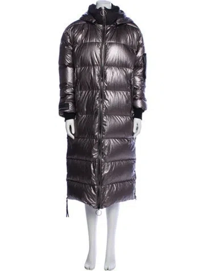 Pre-owned Marcell Von Berlin Down Coat W/ Tags In Gray