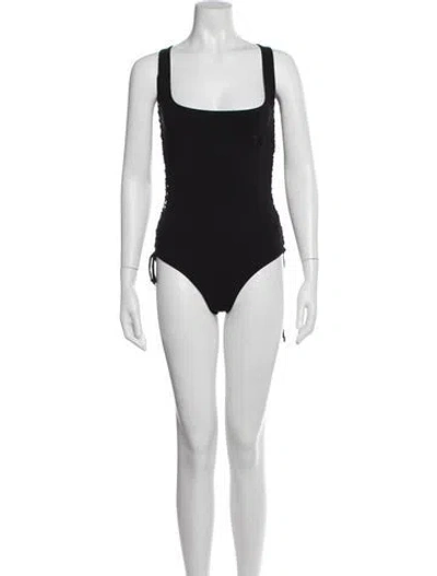 Pre-owned Marcell Von Berlin Embroidered Accent One-piece W/ Tags In Purple
