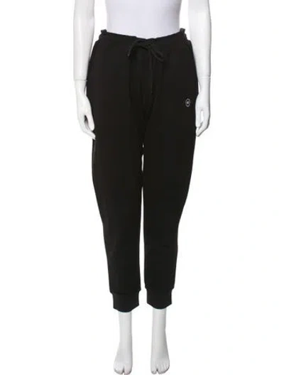 Pre-owned Marcell Von Berlin Embroidered Accent Sweatpants W/ Tags In Black