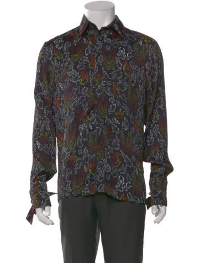 Pre-owned Marcell Von Berlin Floral Print Long Sleeve Shirt In Multi