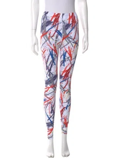 Pre-owned Marcell Von Berlin Floral Print Skinny Leg Pants W/ Tags In Multi