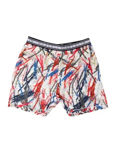 Pre-owned Marcell Von Berlin Graphic Print Boxers W/ Tags In Multicolor