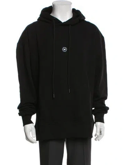 Pre-owned Marcell Von Berlin Graphic Print Crew Neck Hoodie In Black