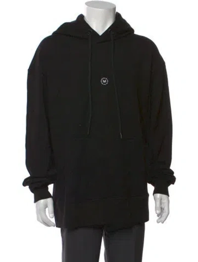 Pre-owned Marcell Von Berlin Graphic Print Crew Neck Hoodie In Black