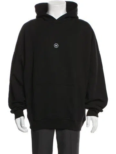 Pre-owned Marcell Von Berlin Graphic Print Crew Neck Hoodie In Black
