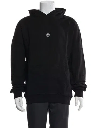 Pre-owned Marcell Von Berlin Graphic Print Crew Neck Hoodie In Black