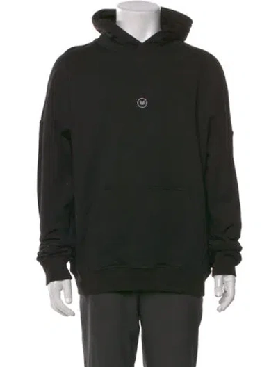 Pre-owned Marcell Von Berlin Graphic Print Crew Neck Hoodie In Black