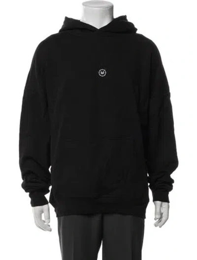Pre-owned Marcell Von Berlin Graphic Print Crew Neck Hoodie In Black