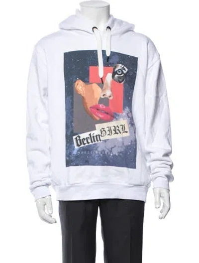 Pre-owned Marcell Von Berlin Graphic Print Crew Neck Hoodie In Multicolor