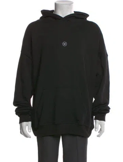 Pre-owned Marcell Von Berlin Graphic Print Crew Neck Hoodie W/ Tags In Black