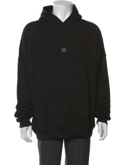 Pre-owned Marcell Von Berlin Graphic Print Crew Neck Hoodie W/ Tags In Black