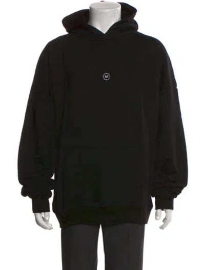 Pre-owned Marcell Von Berlin Graphic Print Crew Neck Hoodie W/ Tags In Black