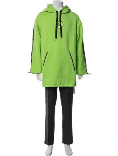 Pre-owned Marcell Von Berlin Graphic Print Crew Neck Hoodie W/ Tags In Green