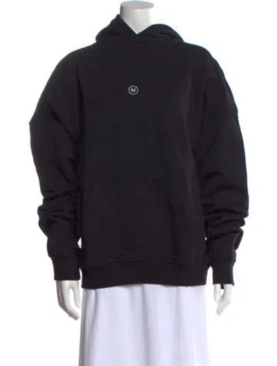 Pre-owned Marcell Von Berlin Graphic Print Crew Neck Sweatshirt In Black