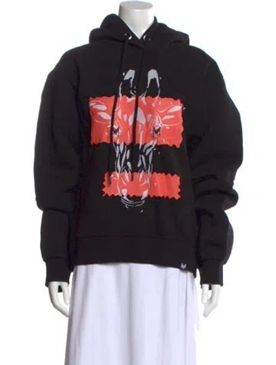 Pre-owned Marcell Von Berlin Graphic Print Crew Neck Sweatshirt In Black
