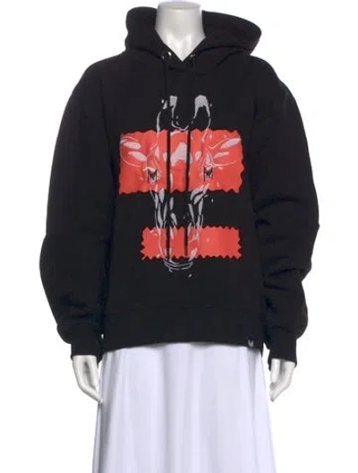 Pre-owned Marcell Von Berlin Graphic Print Crew Neck Sweatshirt W/ Tags In Black