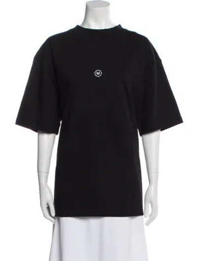 Pre-owned Marcell Von Berlin Graphic Print Crew Neck T-shirt In Black