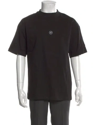 Pre-owned Marcell Von Berlin Graphic Print Crew Neck T-shirt In Black