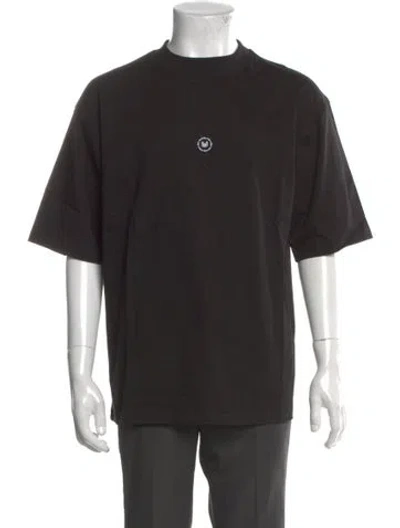 Pre-owned Marcell Von Berlin Graphic Print Crew Neck T-shirt In Black