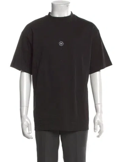 Pre-owned Marcell Von Berlin Graphic Print Crew Neck T-shirt In Black