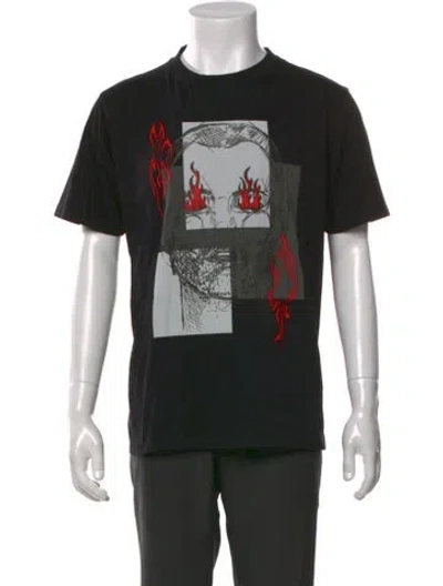 Pre-owned Marcell Von Berlin Graphic Print Crew Neck T-shirt In Black