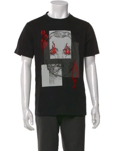 Pre-owned Marcell Von Berlin Graphic Print Crew Neck T-shirt In Black