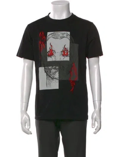 Pre-owned Marcell Von Berlin Graphic Print Crew Neck T-shirt In Black
