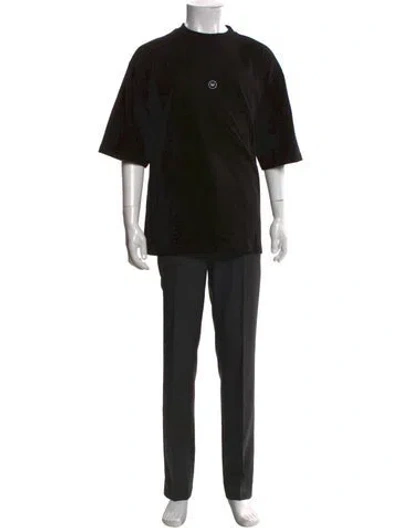 Pre-owned Marcell Von Berlin Graphic Print Crew Neck T-shirt In Black