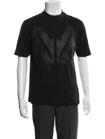 Pre-owned Marcell Von Berlin Graphic Print Crew Neck T-shirt In Black