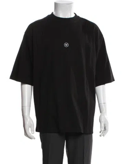 Pre-owned Marcell Von Berlin Graphic Print Crew Neck T-shirt In Black