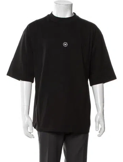Pre-owned Marcell Von Berlin Graphic Print Crew Neck T-shirt In Black