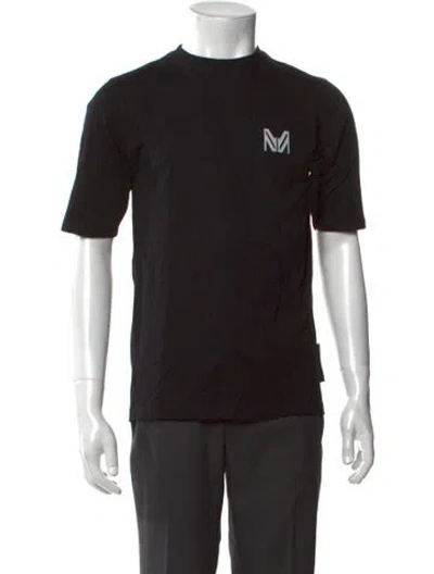 Pre-owned Marcell Von Berlin Graphic Print Crew Neck T-shirt In Black
