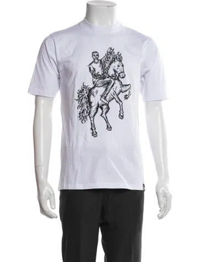 Pre-owned Marcell Von Berlin Graphic Print Crew Neck T-shirt In Black