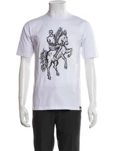 Pre-owned Marcell Von Berlin Graphic Print Crew Neck T-shirt In Black