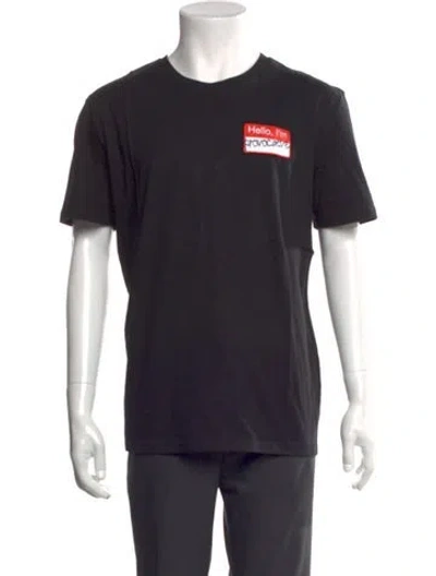 Pre-owned Marcell Von Berlin Graphic Print Crew Neck T-shirt In Black