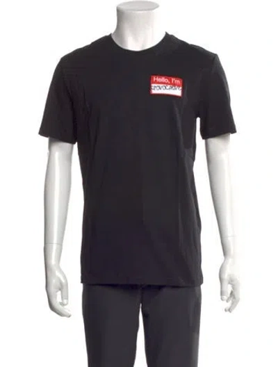 Pre-owned Marcell Von Berlin Graphic Print Crew Neck T-shirt In Black