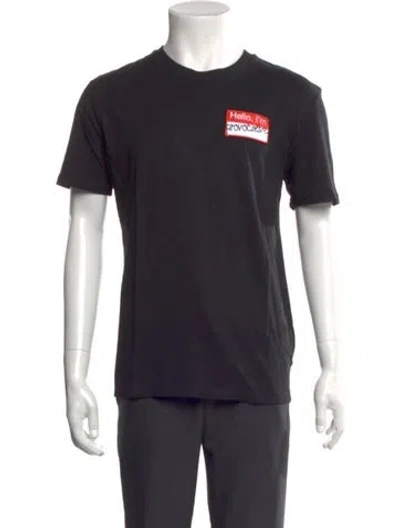 Pre-owned Marcell Von Berlin Graphic Print Crew Neck T-shirt In Black