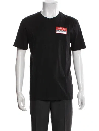 Pre-owned Marcell Von Berlin Graphic Print Crew Neck T-shirt In Black
