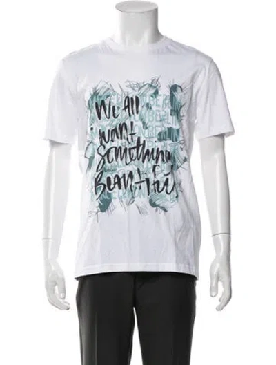 Pre-owned Marcell Von Berlin Graphic Print Crew Neck T-shirt In Black/white