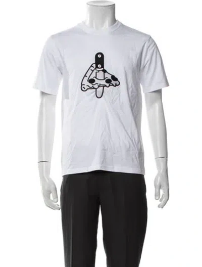 Pre-owned Marcell Von Berlin Graphic Print Crew Neck T-shirt In Black/white