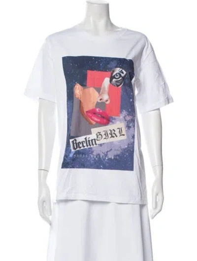 Pre-owned Marcell Von Berlin Graphic Print Crew Neck T-shirt In Multi