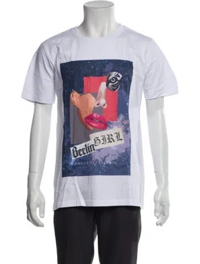 Pre-owned Marcell Von Berlin Graphic Print Crew Neck T-shirt In Multi