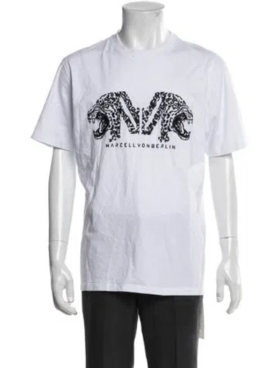 Pre-owned Marcell Von Berlin Graphic Print Crew Neck T-shirt In Multi